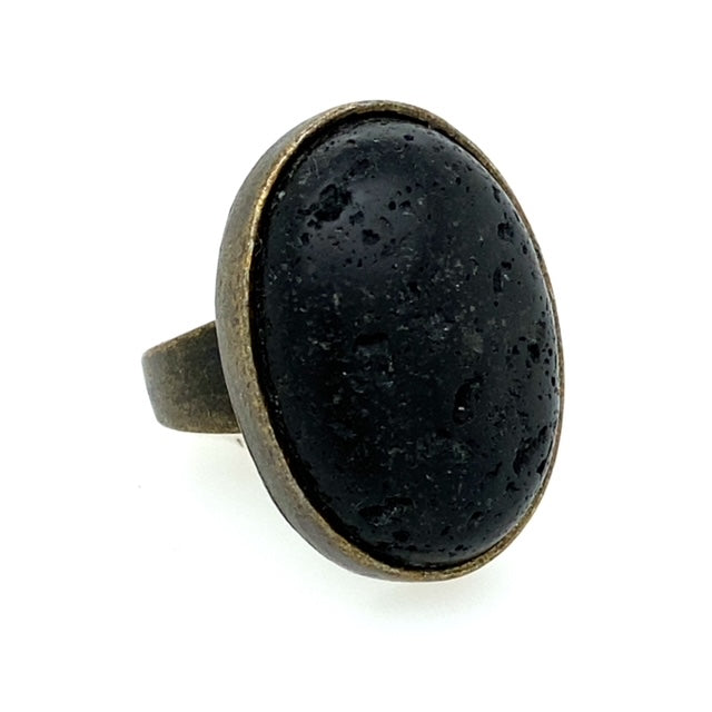 Single Oval Cabochon Ring