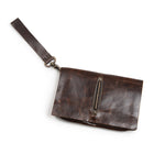 leather clutch, handcrafted