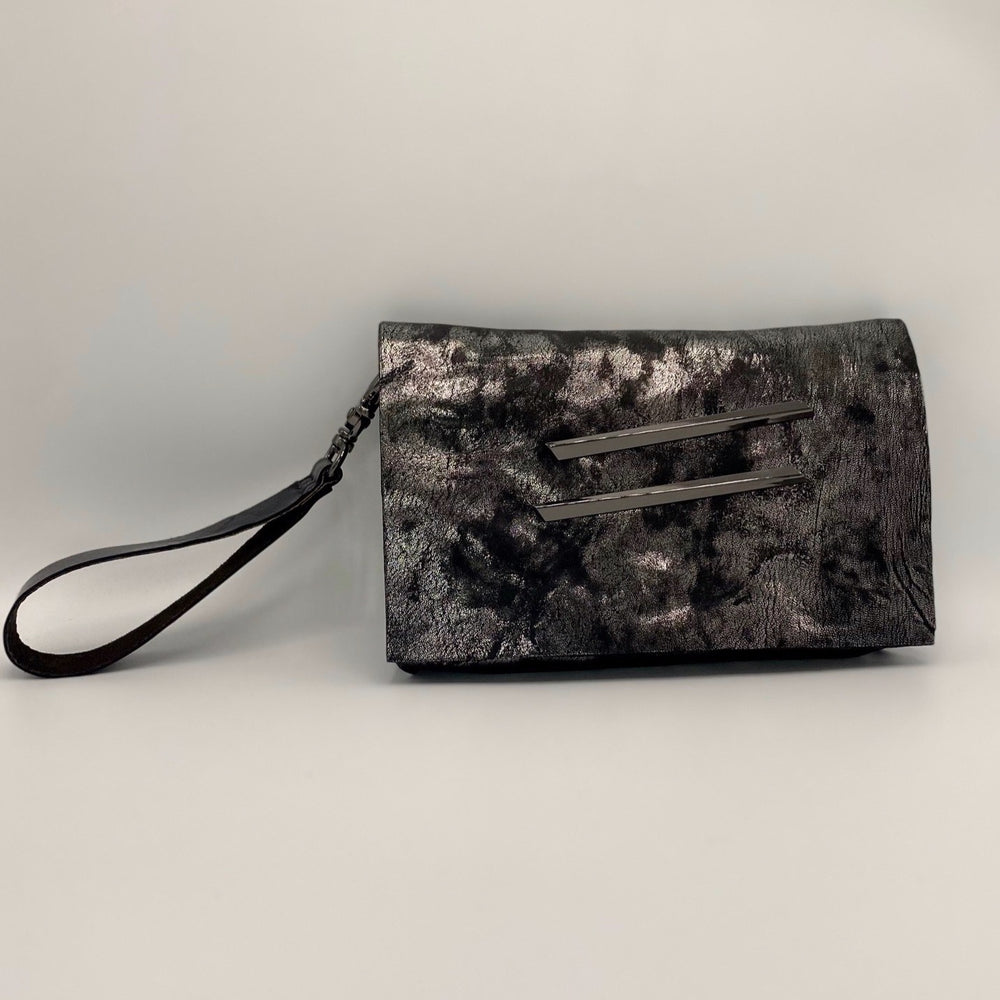 leather clutch, handcrafted