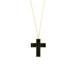 Baguette Crystal Cross Necklace