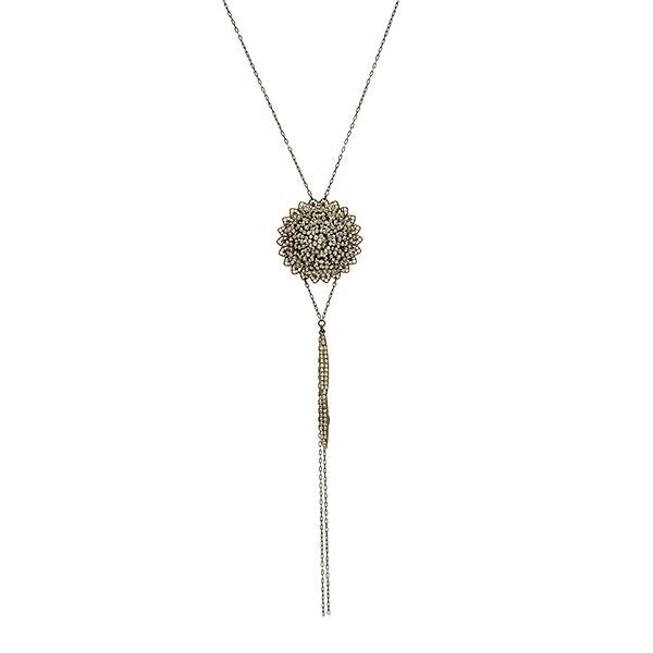 Long Flower Necklace