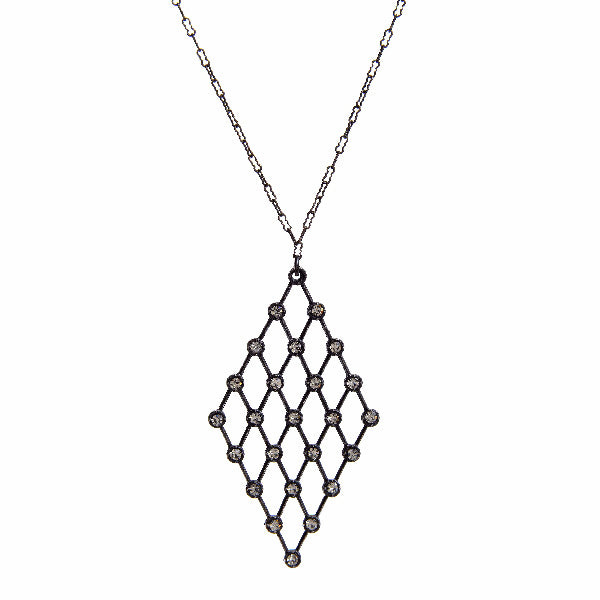 Diamond Lattice Mesh Necklace