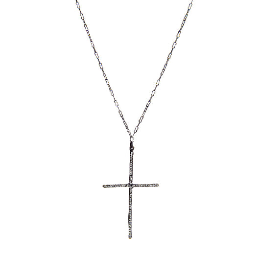 cross necklace, body jewelry, handcrafted