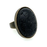 Single Oval Stone Ring