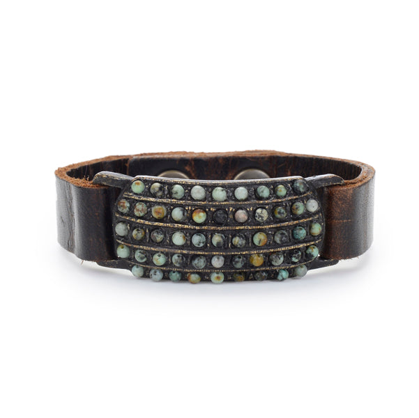 leather bracelet, handmade jewelry
