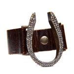 horseshoe bracelet, handcrafted