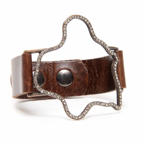 leather cuff, handcrafted