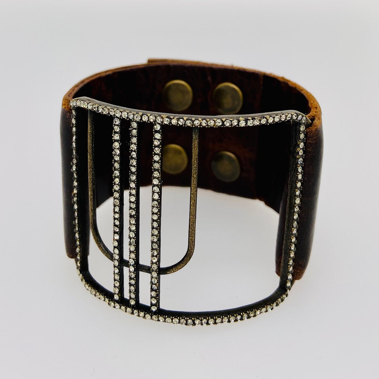 leather cuff, handcrafted