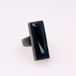 crystal ring, handcrafted