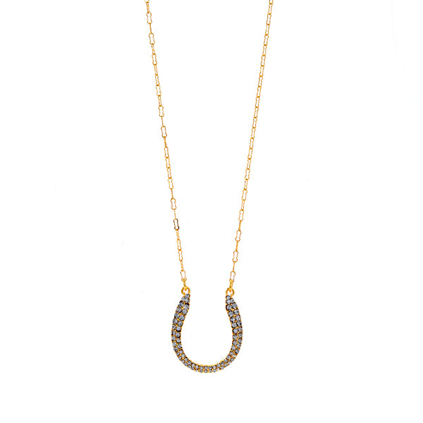 horseshoe necklace, jewelry necklace