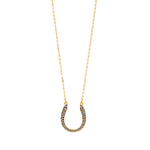 Small Pave Horseshoe Necklace