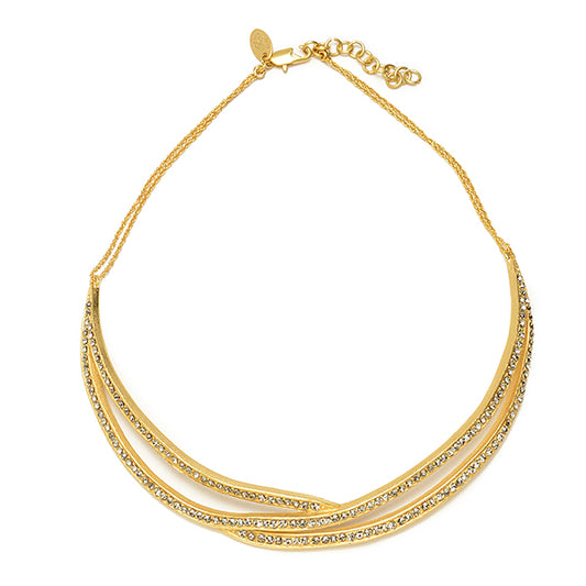 chocker, gold necklace