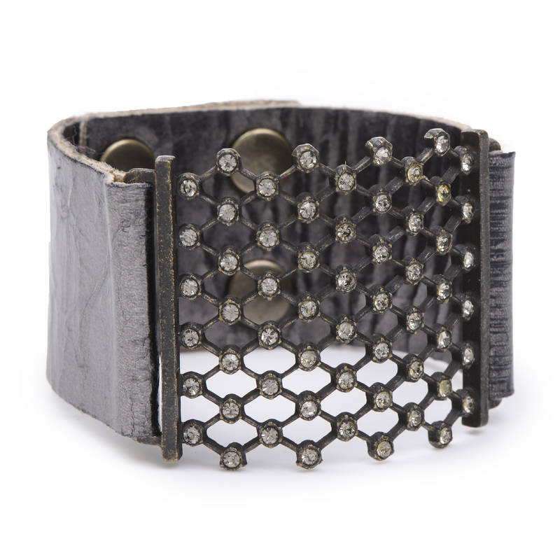 leather cuff, handcrafted