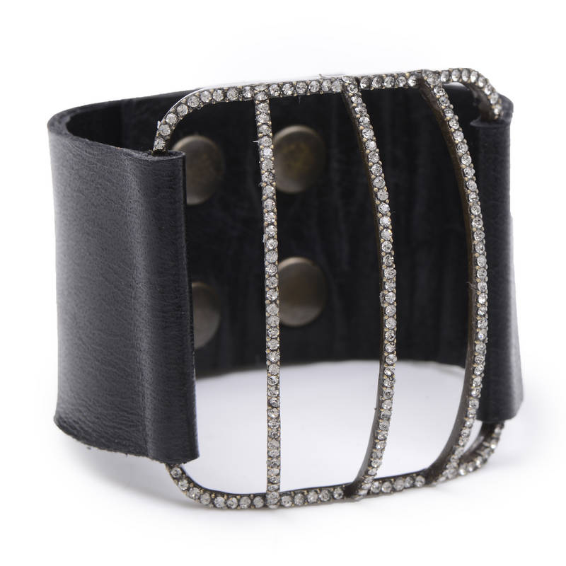 leather cuff, handrafted