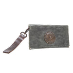 leather bag, clutch, handcrafted